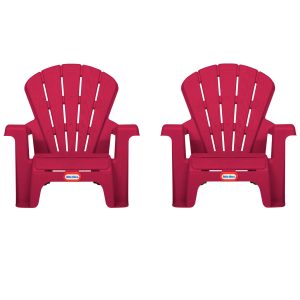 Garden Chair - Red 2 Pack
