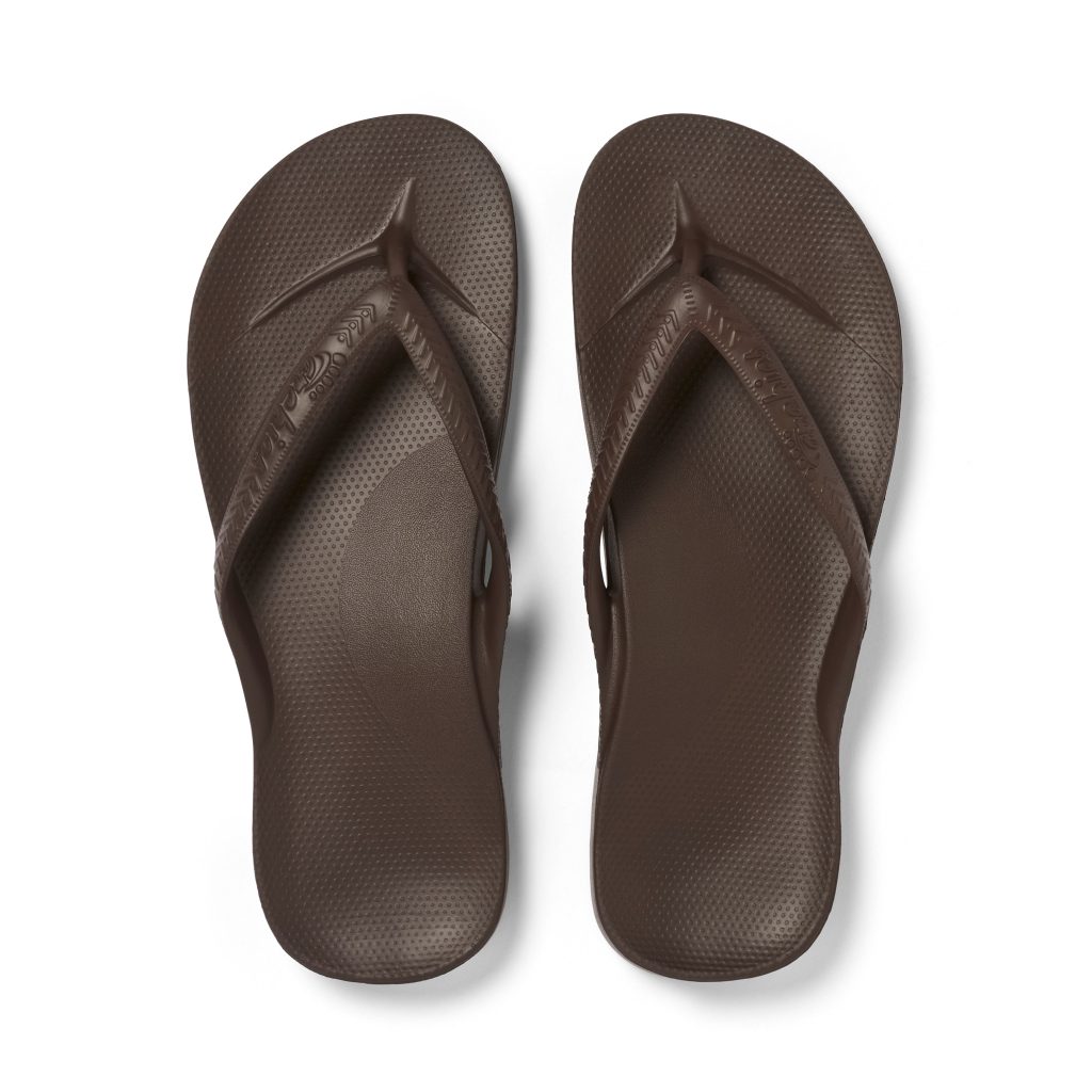 Arch Support Flip Flops - Classic - Brown