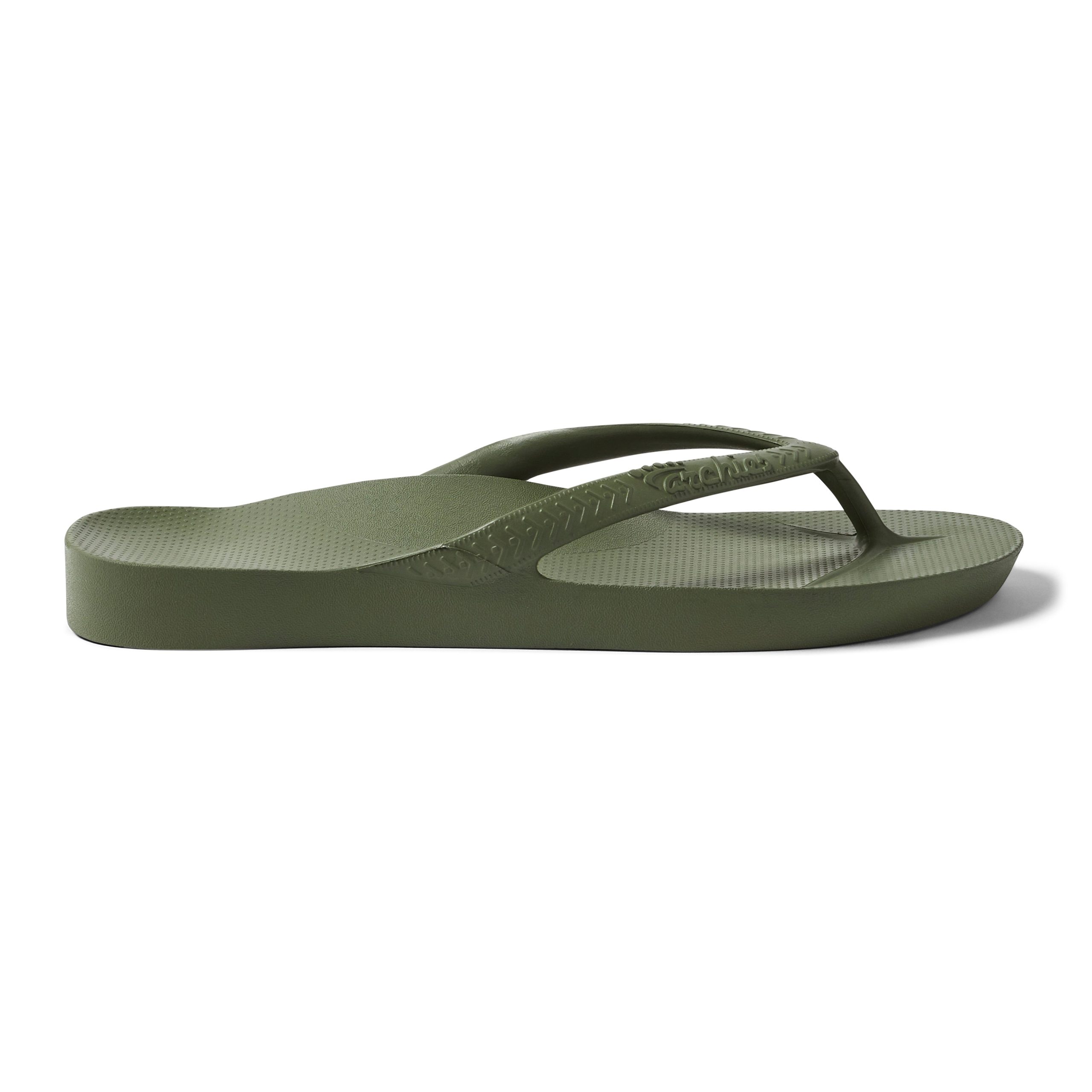 Arch Support Flip Flops - Classic - Olive - Image 8